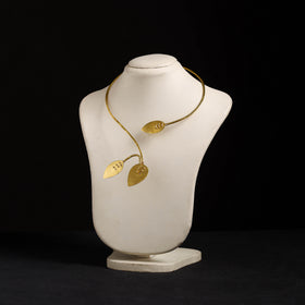 Buy Brass Metal Handcrafted Dokra Choker Necklace