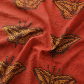 Pomegranate Peel Hand Block Print Cotton Fabric 08