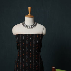 Handloom Cotton 3pc Unstitched Sambalpuri Ikat Dress Material Suit Set 12