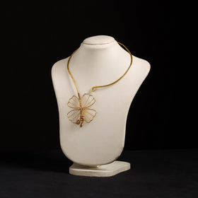 Buy Brass Metal Handcrafted Dokra Choker Necklace