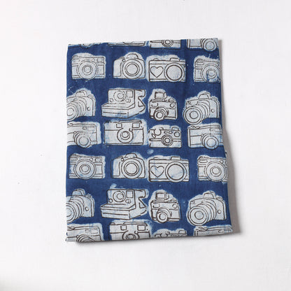 Bindaas Block Printed Cotton Precut Fabric (1.95 meter) 35
