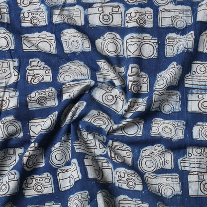 Bindaas Block Printed Cotton Precut Fabric (1.95 meter) 35