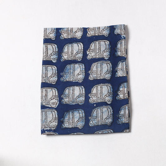 Bindaas Block Printed Cotton Precut Fabric (1.3 meter) 37