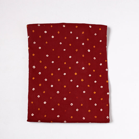 Kutch Bandhani Tie-Dye Satin Cotton Precut Fabric (1 meter) 53
