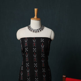 Handloom Cotton 3pc Unstitched Sambalpuri Ikat Dress Material Suit Set 15