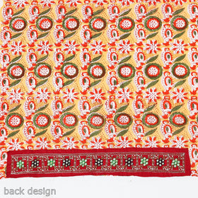 Buy Zardozi Hand Embroidered Sanganeri Cotton Blouse Piece 