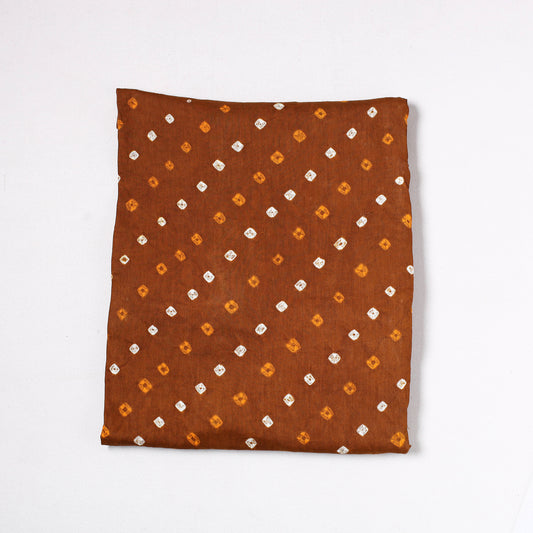 Kutch Bandhani Tie-Dye Satin Cotton Precut Fabric (1.25 meter) 55