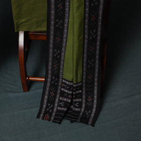 Handloom Cotton 3pc Unstitched Sambalpuri Ikat Dress Material Suit Set 16