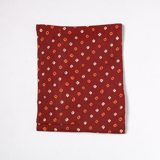 Kutch Bandhani Tie-Dye Satin Cotton Precut Fabric (1 meter) 59