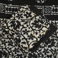 Black - 3pc Cotton Kutch Batik Print Dress Material 33