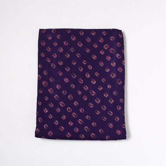 Kutch Bandhani Tie-Dye Satin Cotton Precut Fabric (1.5 meter) 64