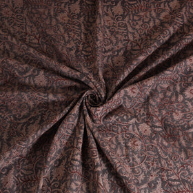 Handwoven Merino Wool Pedana Kalamkari Hand Block Print Natural Dyed Fabric 22