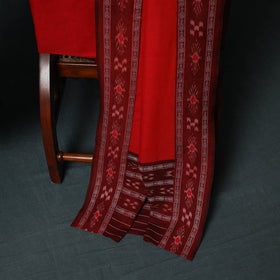 Handloom Cotton 3pc Unstitched Sambalpuri Ikat Dress Material Suit Set 20