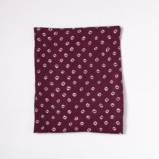 Kutch Bandhani Tie-Dye Satin Cotton Precut Fabric (1 meter) 72