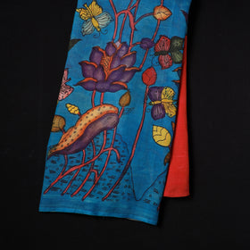 Multicolor - natural dyed chanderi silk handpainted