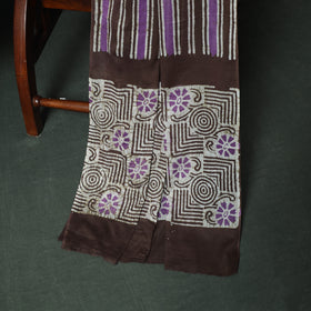 Hand Block Kutch Batik Print Cotton 3pc Unstitched Dress Material Suit Set 01