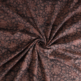Handwoven Merino Wool Pedana Kalamkari Hand Block Print Natural Dyed Fabric 20