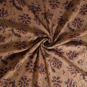 Handwoven Merino Wool Pedana Kalamkari Hand Block Print Natural Dyed Fabric 19