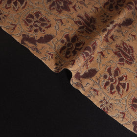Handwoven Merino Wool Pedana Kalamkari Hand Block Print Natural Dyed Fabric 19