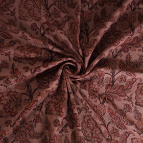 Handwoven Merino Wool Pedana Kalamkari Hand Block Print Natural Dyed Fabric 18