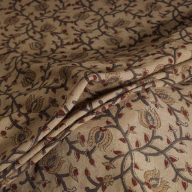 Handwoven Merino Wool Pedana Kalamkari Hand Block Print Natural Dyed Fabric 16