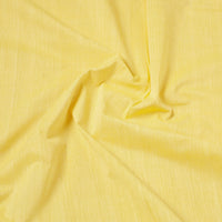 Yellow - Mangalagiri Handloom Cotton Nizam Zari Border Fabric 07