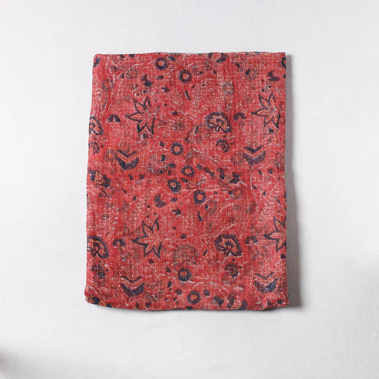 Sanganeri Block Printed Kota Doria Cotton Precut Fabric (1.3 meter) 77