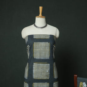 Hand Block Kutch Batik Print Cotton 3pc Unstitched Dress Material Suit Set 06