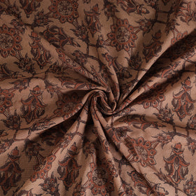 Handwoven Merino Wool Pedana Kalamkari Hand Block Print Natural Dyed Fabric 15