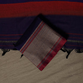 Dharwad Cotton 3pc Unstitched Dress Material Suit Set with Woven Border 78