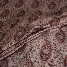 Handwoven Merino Wool Pedana Kalamkari Hand Block Print Natural Dyed Fabric 11