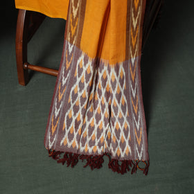 Pochampally Ikat Woven Cotton 3pc Unstitched Dress Material Suit Set 03