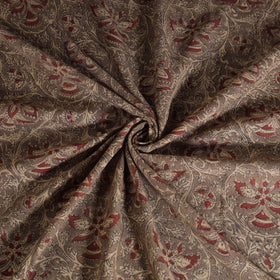 Handwoven Merino Wool Pedana Kalamkari Hand Block Print Natural Dyed Fabric 05