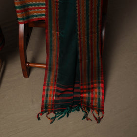Dharwad Cotton 3pc Unstitched Dress Material Suit Set with Woven Border 70