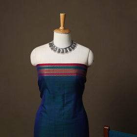 Dharwad Cotton 3pc Unstitched Dress Material Suit Set with Woven Border 69