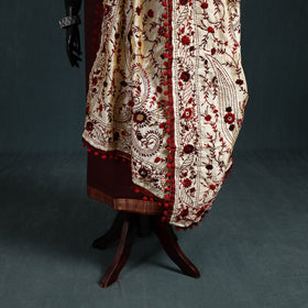 Ranihati Chapa Work Chanderi Silk Hand Embroidery Dupatta 42
