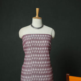 Pochampally Ikat Woven Cotton 3pc Unstitched Dress Material Suit Set 10