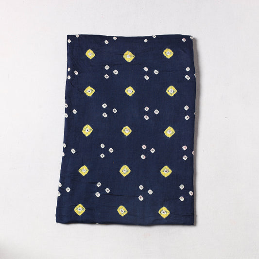 Blue - Kutch Bandhani Tie-Dye Mul Cotton Precut Fabric 29