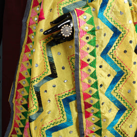 Ranihati Chanderi Silk Zig Zag Hand Embroidery Dupatta 48