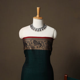 Dharwad Cotton 3pc Unstitched Dress Material Suit Set with Woven Border 63