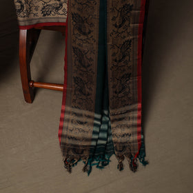 Dharwad Cotton 3pc Unstitched Dress Material Suit Set with Woven Border 63