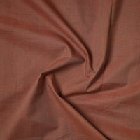 Brown - Mangalagiri Handloom Cotton Nizam Zari Border Fabric 36