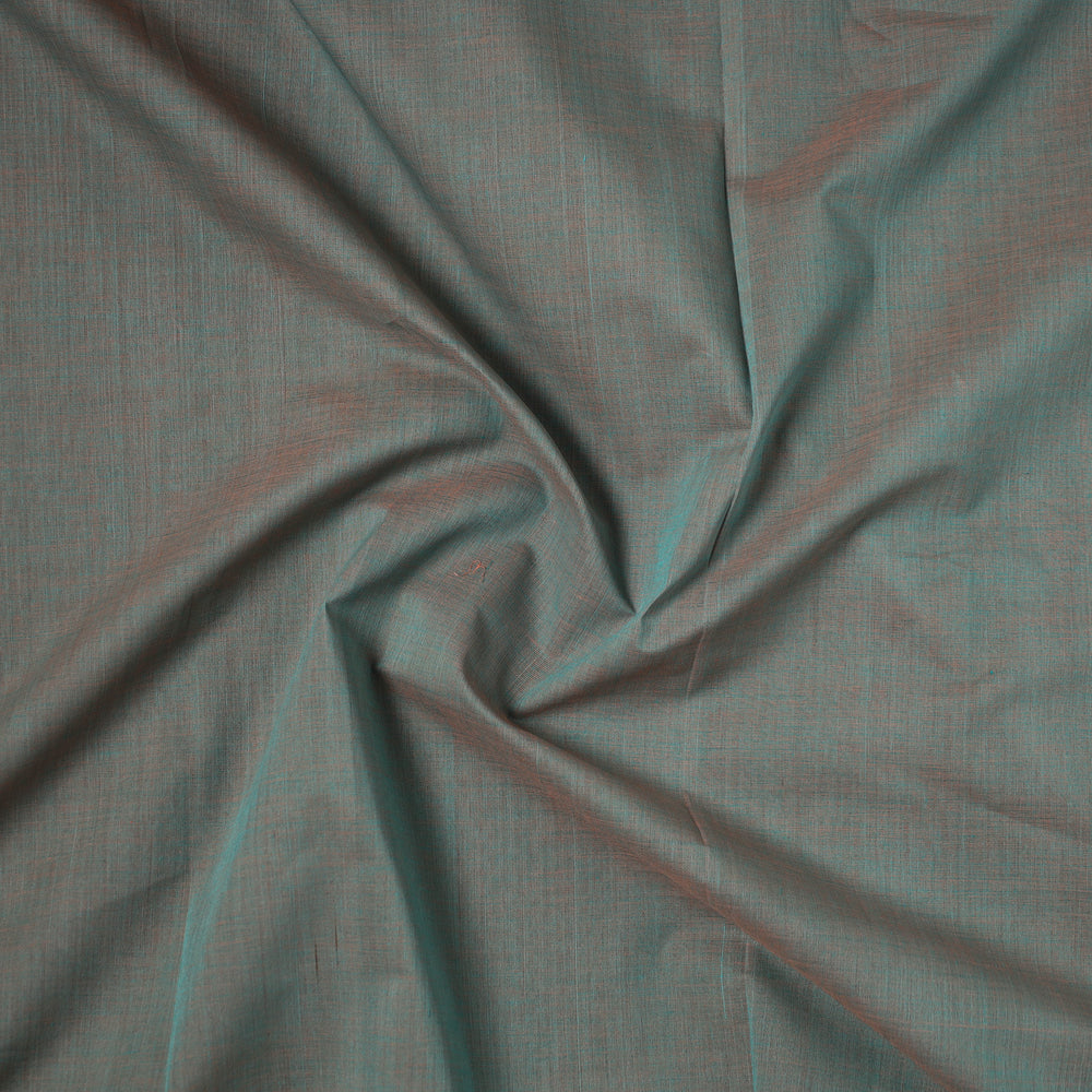 Green - Mangalagiri Handloom Cotton Nizam Zari Border Fabric 38