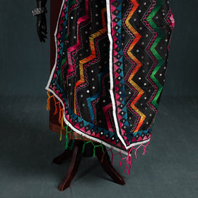 Ranihati Chanderi Silk Zig Zag Hand Embroidery Dupatta 54