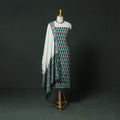 Pochampally Ikat Woven Cotton 3pc Unstitched Dress Material Suit Set 17