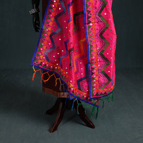 Ranihati Chanderi Silk Zig Zag Hand Embroidery Dupatta 55
