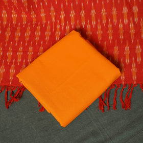 Pochampally Ikat Woven Cotton 3pc Unstitched Dress Material Suit Set 18