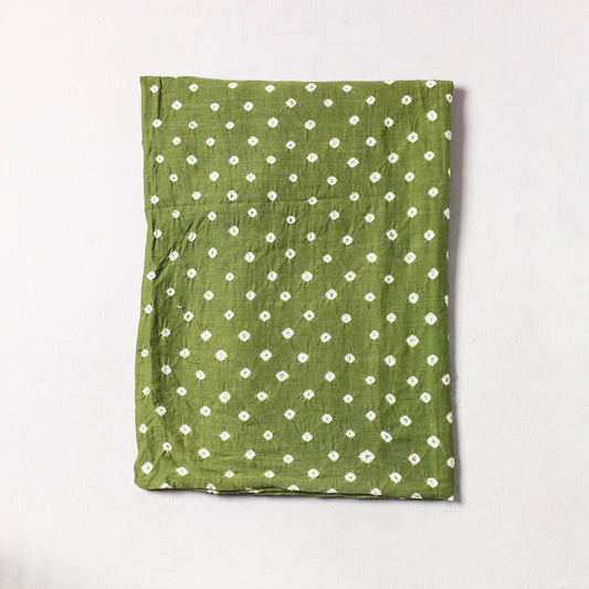 Green - Kutch Bandhani Tie-Dye Cotton Precut Fabric 58
