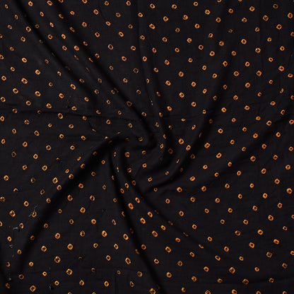 Black - Kutch Bandhani Tie-Dye Cotton Precut Fabric 53
