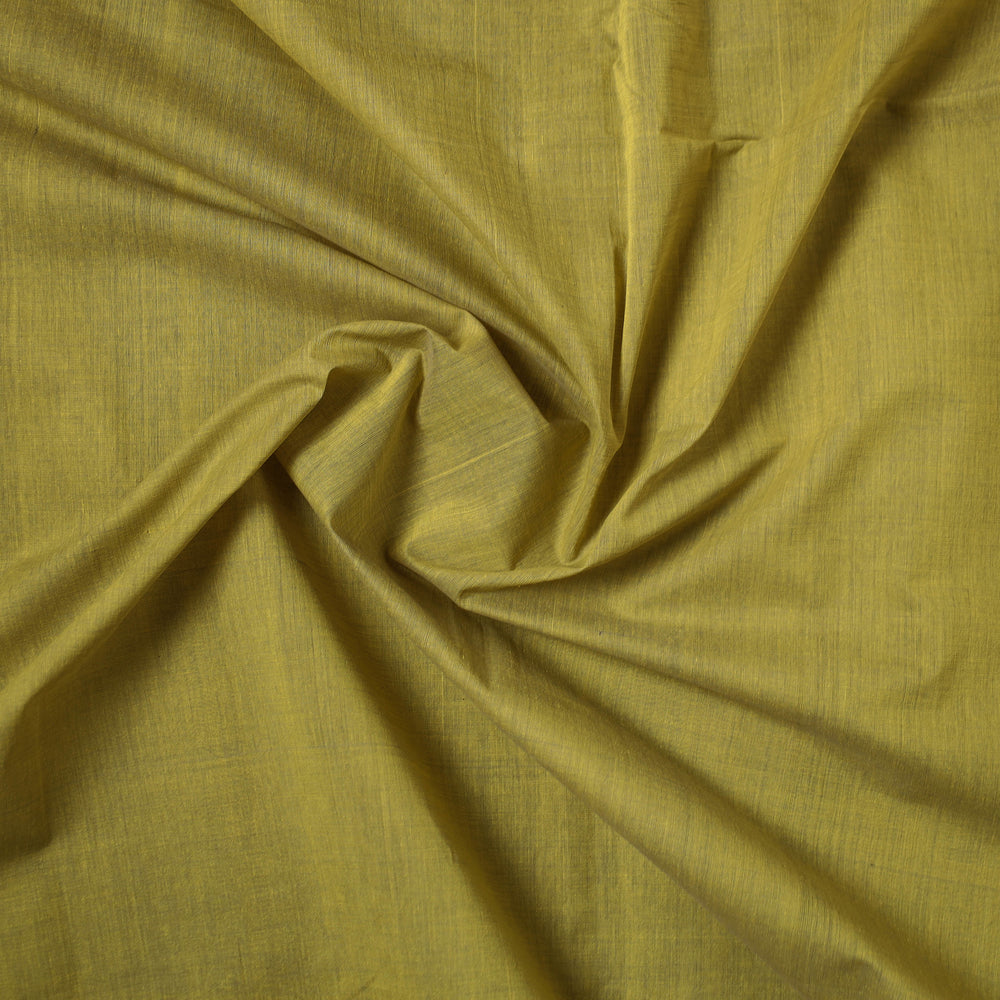 Green - Mangalagiri Handloom Cotton Nizam Zari Border Fabric 47